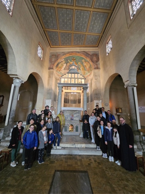 172 Pelerinaj Parohia Viterbo la San Giorgio in Velabro dimensioni medie