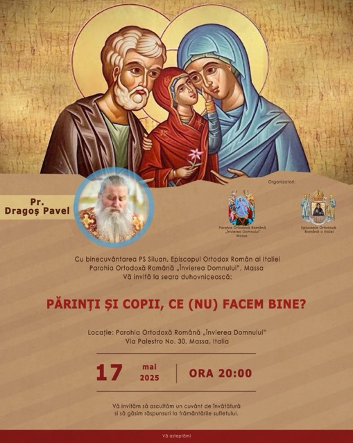 2025.05.017 Părinți și copii Ce nu facem bine Pr. Dragos Pavel Massa dimensioni medie